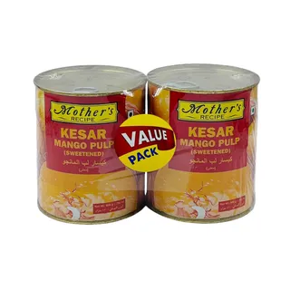 MOTHERS RECIPE KESAR MANGO PULP 2X85 GR