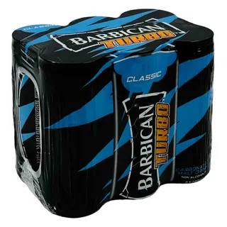 BARBICAN TURBO CLASSIC MALT DRINK 6X240ML