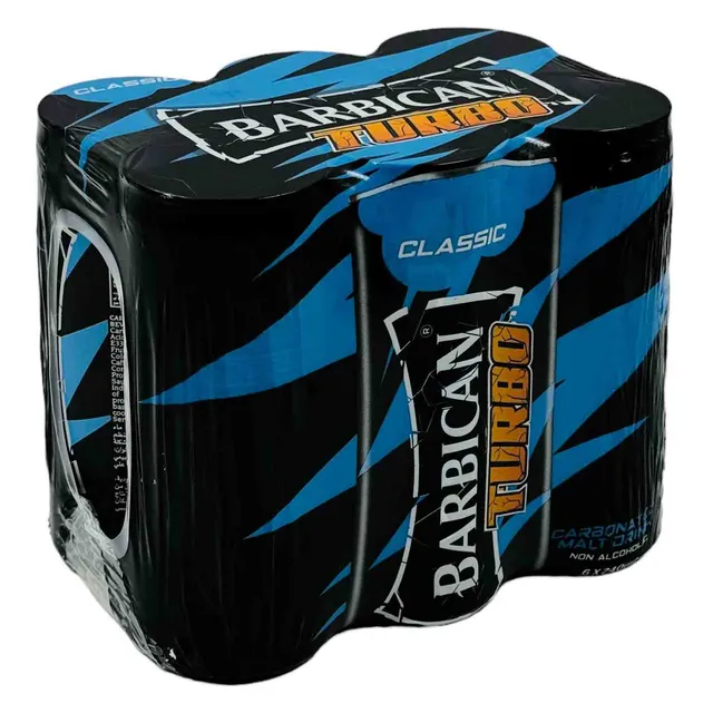 BARBICAN TURBO CLASSIC MALT DRINK 6X240ML