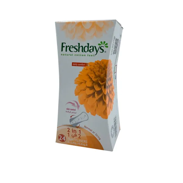 FRESHDAYS 2 IN 1 PANTYLINERS 24 SLIPS