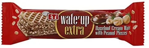 ETI WAFE UP EXTRA HAZELNUT CREAM WAFER 29GM