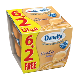 DANETTE COOKIE 6+2x90G
