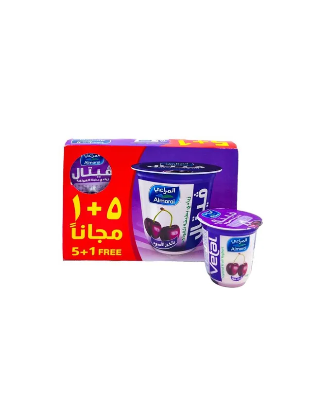 ALMARAI VETAL LAYERED B/CHERRY YOGHURT (5+1)140G