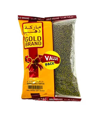 GOLD BRAND GREEN MOONG WHOLE 750GM+250GM