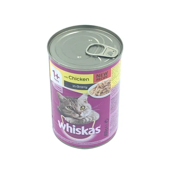 WHISKAS TASTY MINCE CHICKEN 400GM