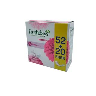 FRESHDAYS SCENTED PARTYLINERS MEGAPACK 72 SLIPS