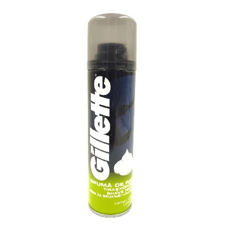 GILLETTE SHAVING FOAM LEMON 200ML
