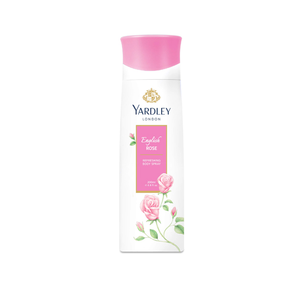 YARDLEY LONDON ENGLISH ROSE BODY SPRAY 200ML