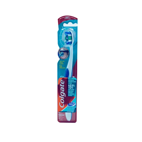 COLGATE 360 WHOLE MOUTH CLEAN TOOTHBRUSH