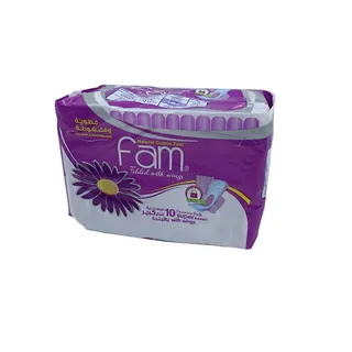 FAM SUPER WITH WINGS 10 PADS