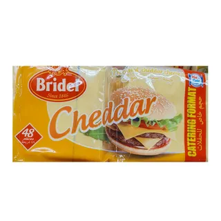 BRIDEL CHEDDAR SLICES 800G