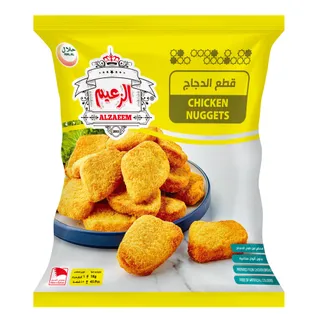 ALZAEEM CHICKEN NUGGETS BAG 1 KG