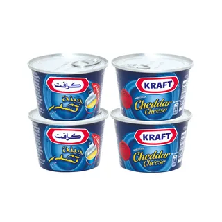 KRAFT CHEDDAR CHEESE CAN 3+1X190 GR