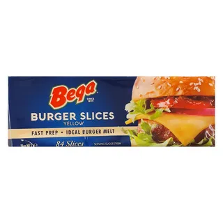 BEGA BURGER SLICES YELLOW 84 SLICES 1KG
