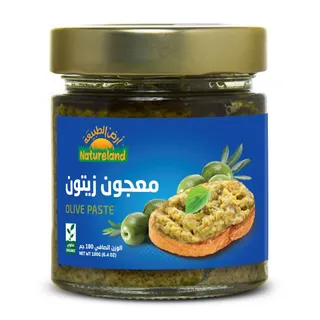 أرض الطبيعة معجون زيتون 180 جم