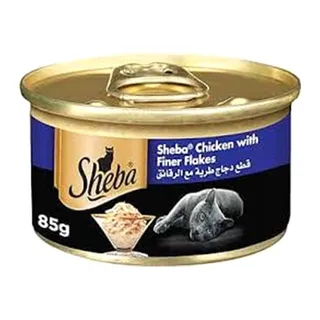 SHEBA CHICKEN WITH FINER FLAKES 85GM (JF)