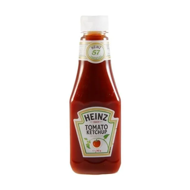 HEINZ TOMATO KETCHUP SQZ 342 GR