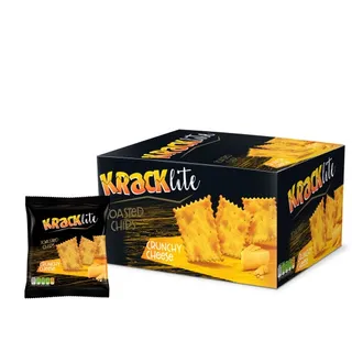 KRACK LITE TOASTED CHIPS CRUNCHY CHEESE 12 X 26GM