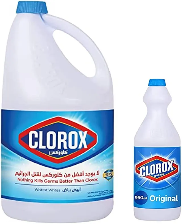 Clorox Liquid Bleach Original 3.78 L + 950 Ml