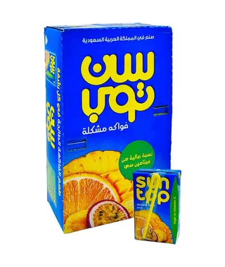 سن توب شراب بنكهة الفواكة المشكلة 24 × 250 مل