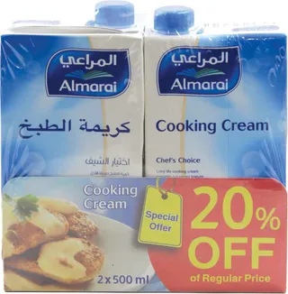 المراعي - كريمة طبخ 2*500 مل عرص خاص
