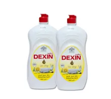 DEXIN DISHWASHING LIQUID LEMON 2X1100ML