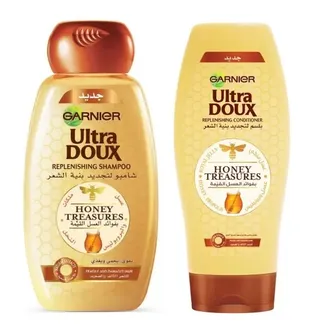 GARNIER UD HONEY SHAMPOO 400ML+CONDITIONER 360ML