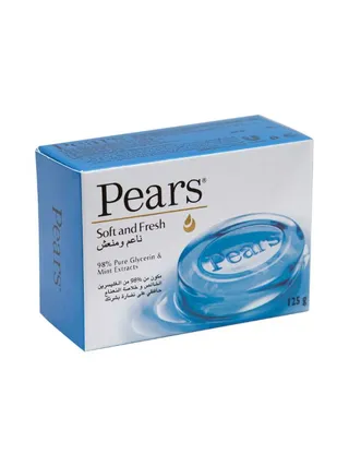 Pears soft and fresh soap bar 125 gm