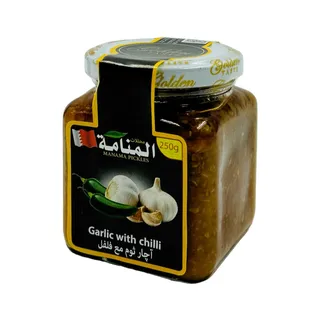 GOLDEN TASTE GARLIC WITH CHILLY 250GM