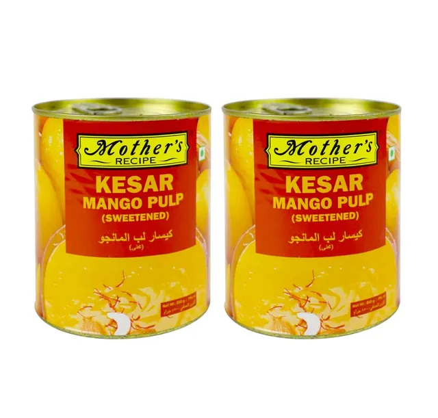MOTHERS RECIPE KESAR MANGO PULP 2X85 GR