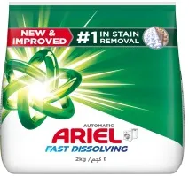 ARIEL AUTOMATIC WASHING POWDER FAST DISSOLVING 2 KG