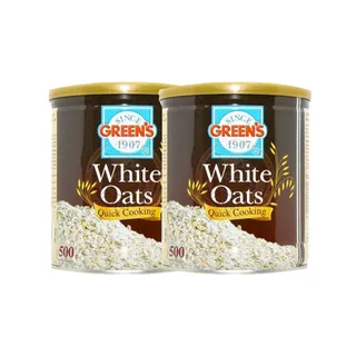 GREENS WHITE OATS TIN 2x500 GR