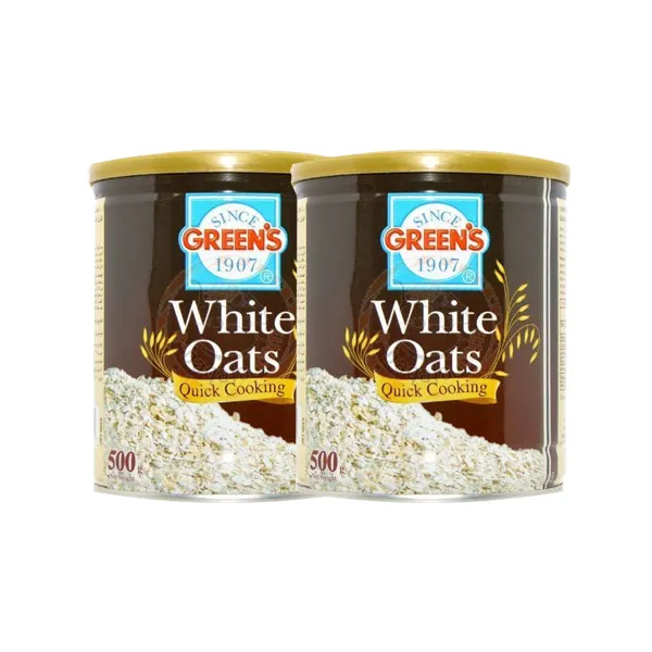 GREENS WHITE OATS TIN 2x500 GR