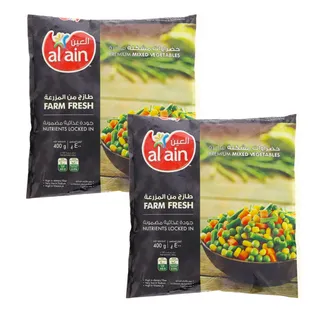 AL AIN MIXED VEGETABLE 2X400GM
