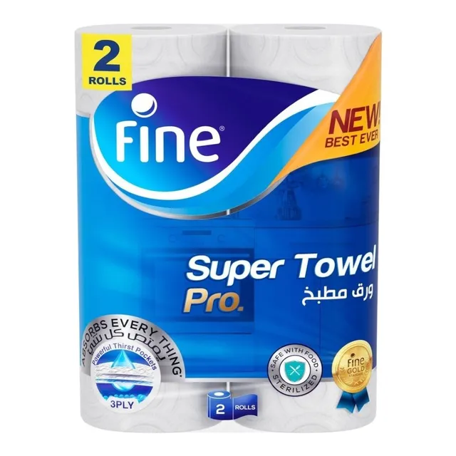 FINE PRO SUPER TOWEL 2PCS X 3PLY
