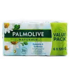 PALMOLIVE NATURALS BALANCE & SOFTNESS SOAP 6X120G