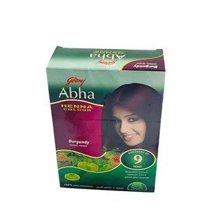GODREJ ABHA BURGUNDY HENNA COLOUR 60GM