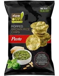 RICE UP RICE CHIPS PESTO (60GMS)