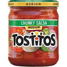 TOSTITOS CHUNKY SALSA MEDIUM 439.4GM (JF)