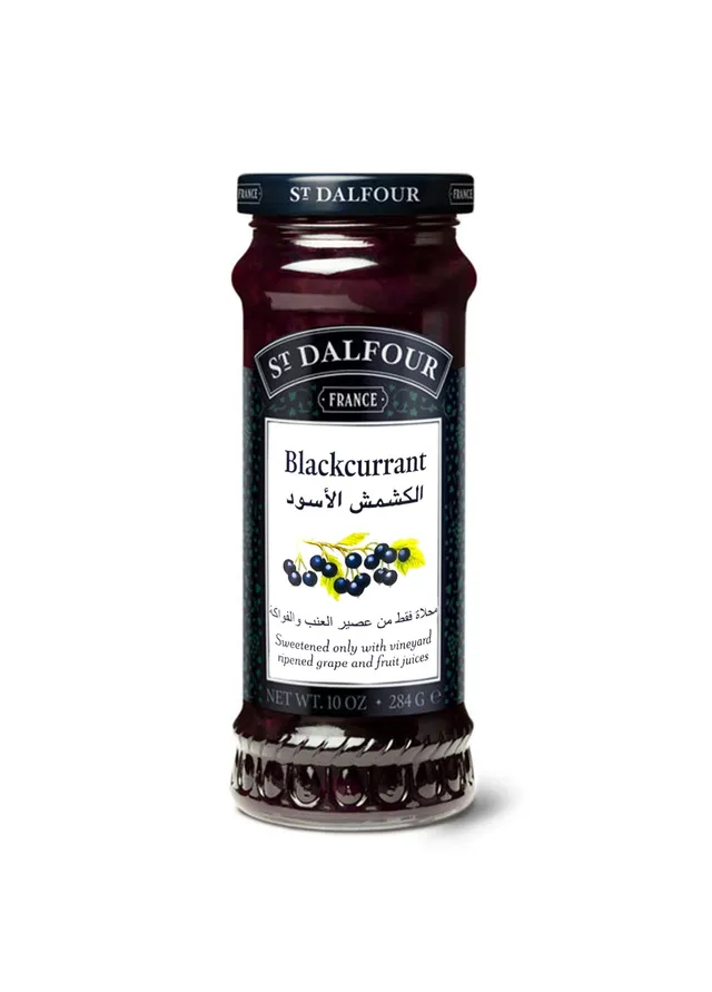 ST.DALFOUR JAM BLACKCURRANT 284 G