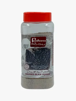 RAIHANA CRUSHED BLACK PEPPER 250 GR