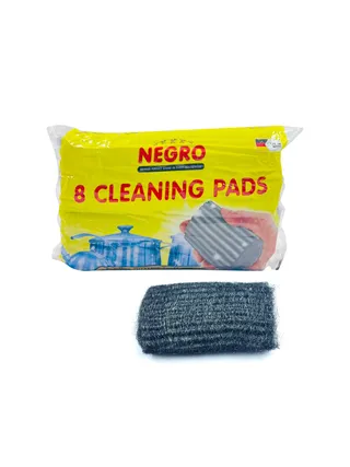 NEGRO PREMIUM QUALITY STEEL WOOL 8 PCS