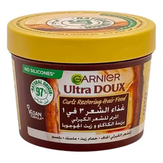 GARNIER ULTRA DOUX CURLS RESTORING HAIR FOOD 3 IN 1 390ML