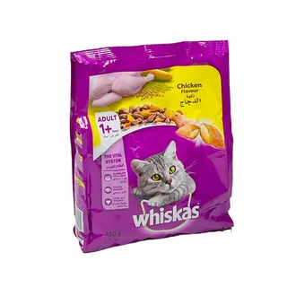 WHISKAS WITH CHICKEN1+YEA 480GM (JF)