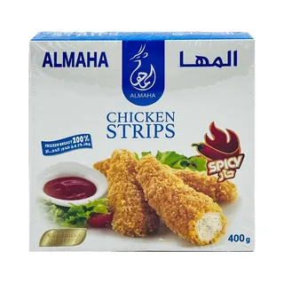 المها ستربس الدجاج الحار 400 جم