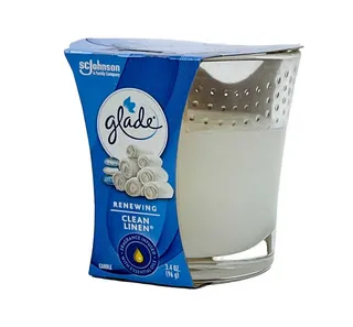GLADE CLEAN LINEN Air Freshener candle 96g