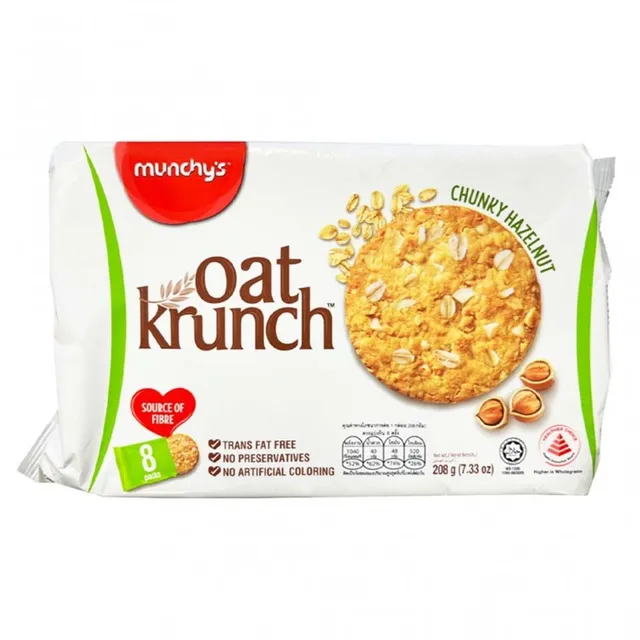 OATKRUNCH Oat Krunch HAZELNUT CRACKERS 180G