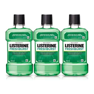 LISTERINE FRESH BURST MOUTHWASH 2+1X250ML FREE