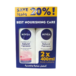 NIVEA BODY LOTION 2X400 ML