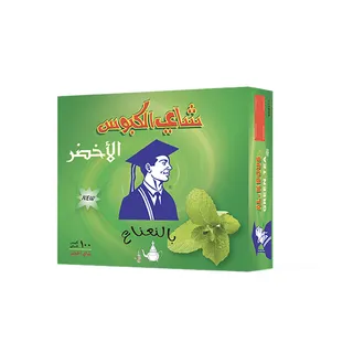 الكبوس شاي أخضر بالنعناع 100 كيس